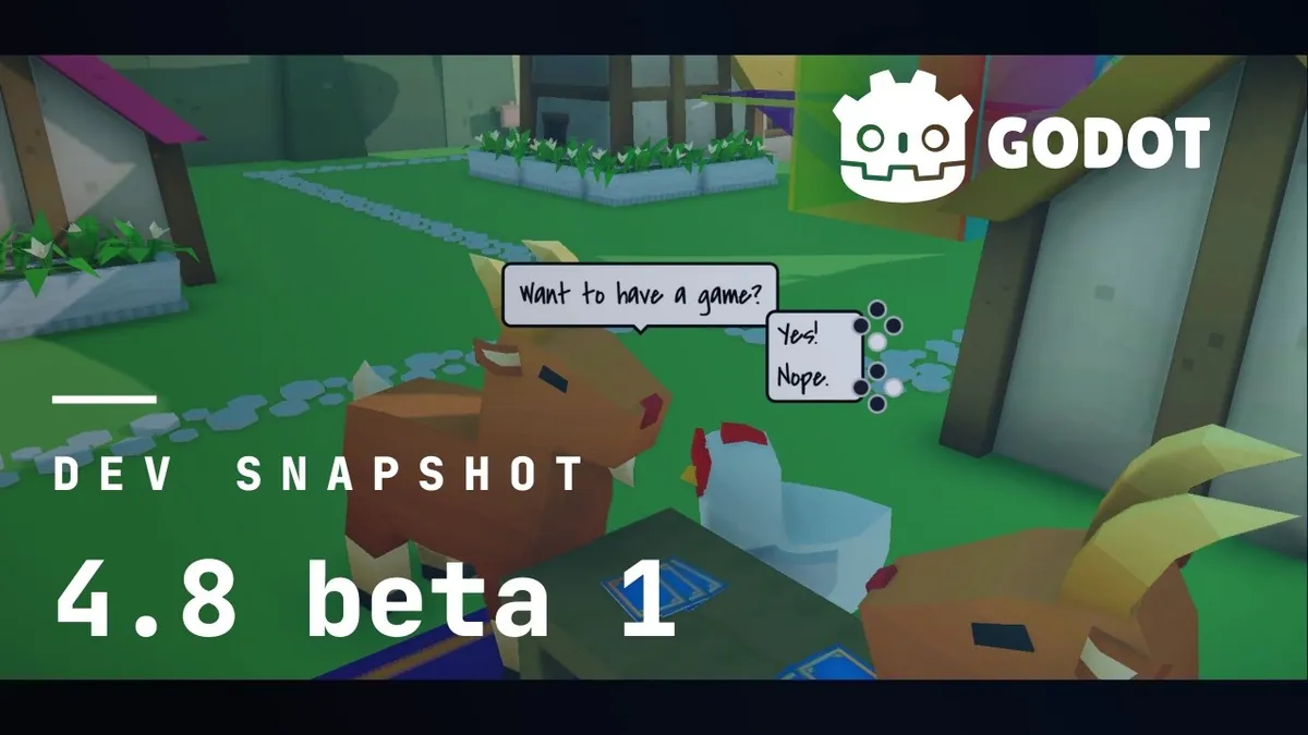 Preview image from the Godot Engine blog post